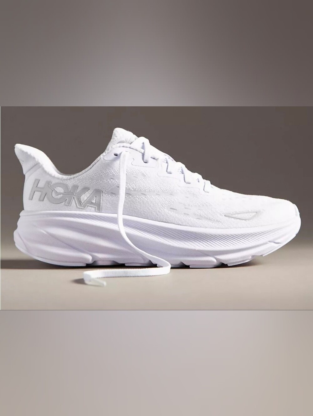 Hoka Clifton 9 Women's White/Starlight  Glow size 9B